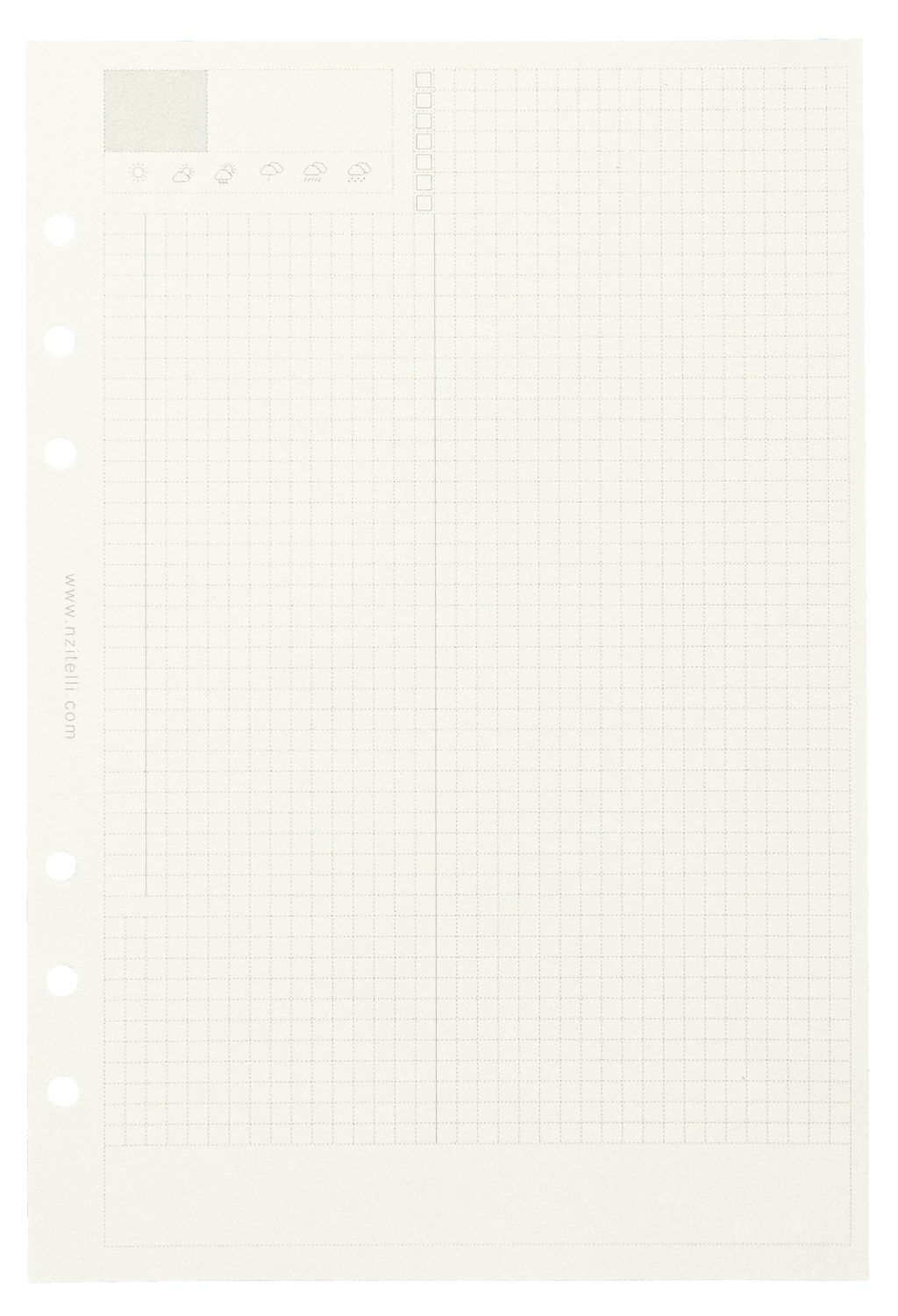 Planner Inserts – 120 gsm | 50 Sheets